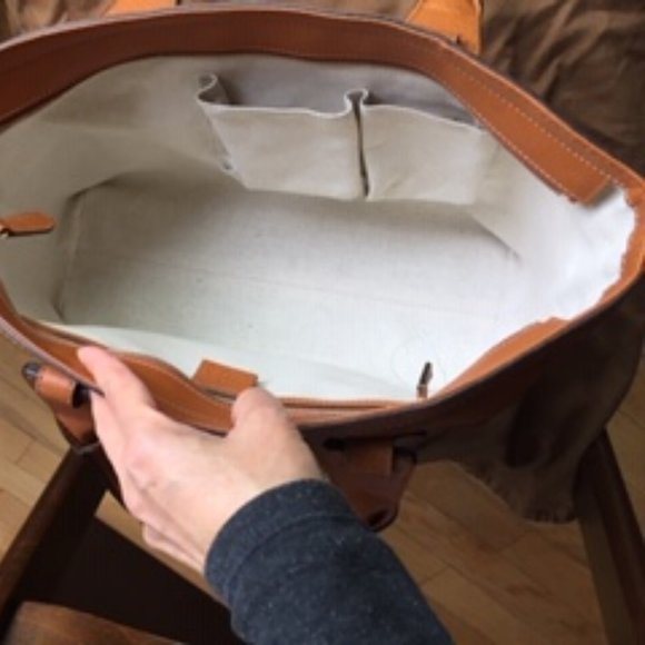 GUCCI Italian leather bag - Tan - Picture 7 of 15